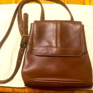 Liz Claiborne leather crossbody brown purse